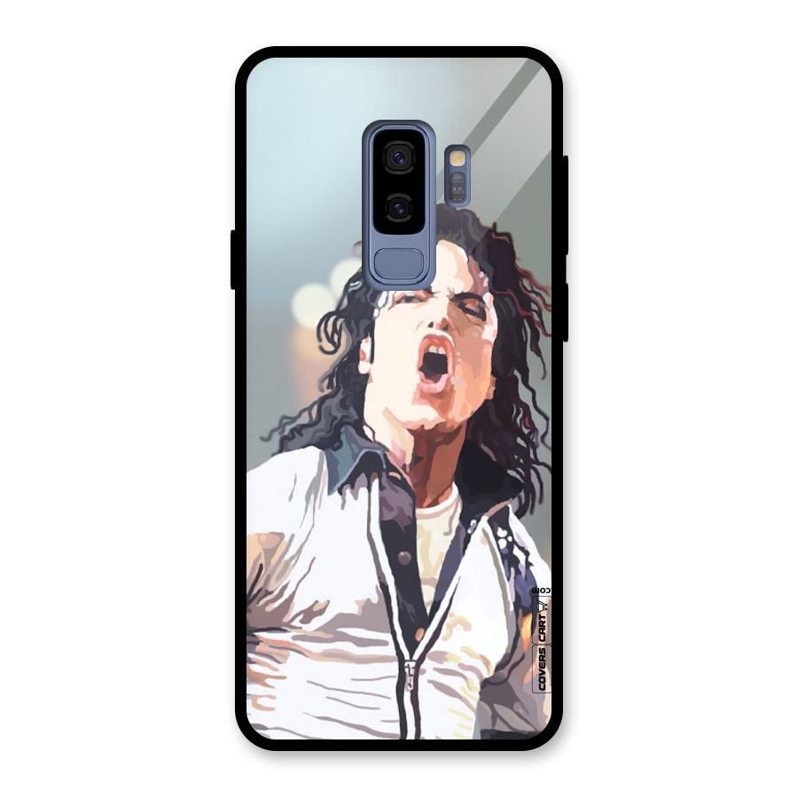 The Legend Michael Jackson Glass Back Case for Galaxy S9 Plus