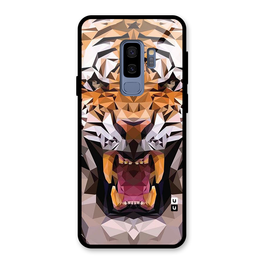 Tiger Abstract Art Glass Back Case for Galaxy S9 Plus