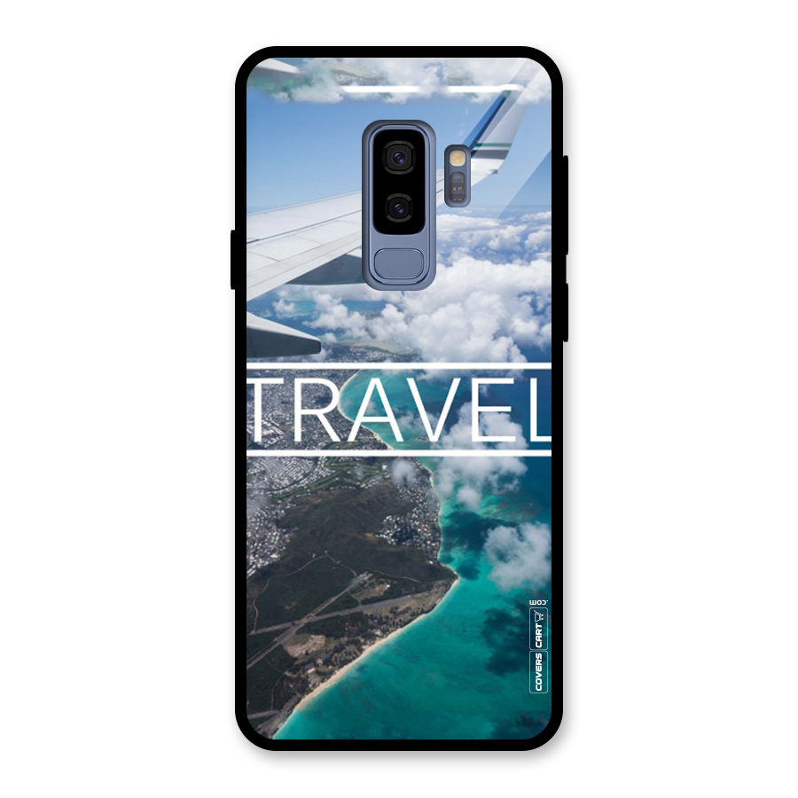 Travel Glass Back Case for Galaxy S9 Plus