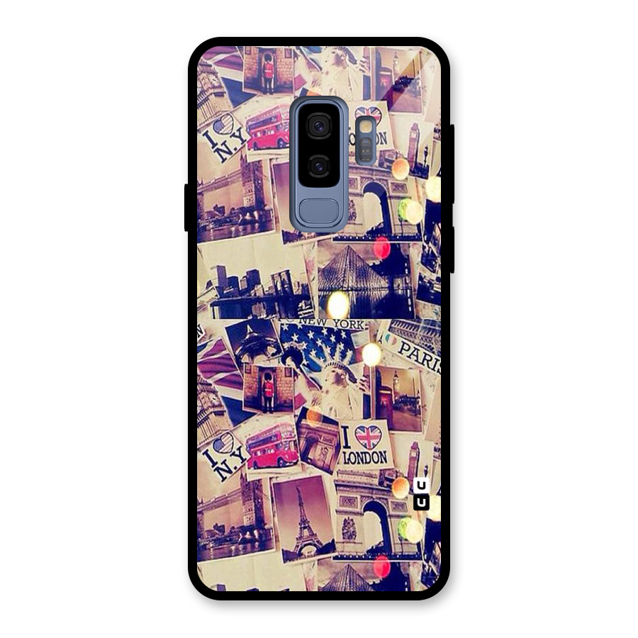 Travel Pictures Glass Back Case for Galaxy S9 Plus