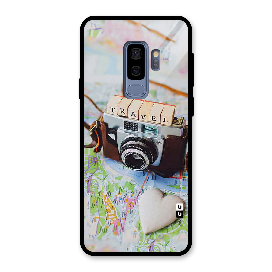 Travel Snapshot Glass Back Case for Galaxy S9 Plus