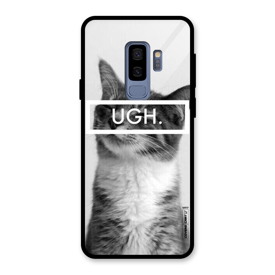 Ugh Kitty Glass Back Case for Galaxy S9 Plus