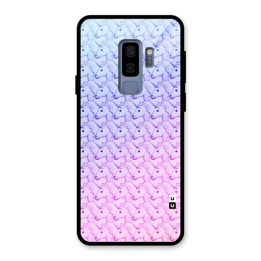 Unicorn Shade Glass Back Case for Galaxy S9 Plus