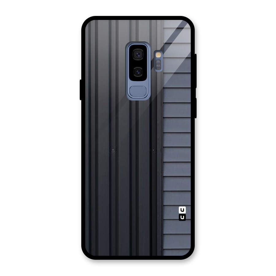 Vertical Horizontal Glass Back Case for Galaxy S9 Plus