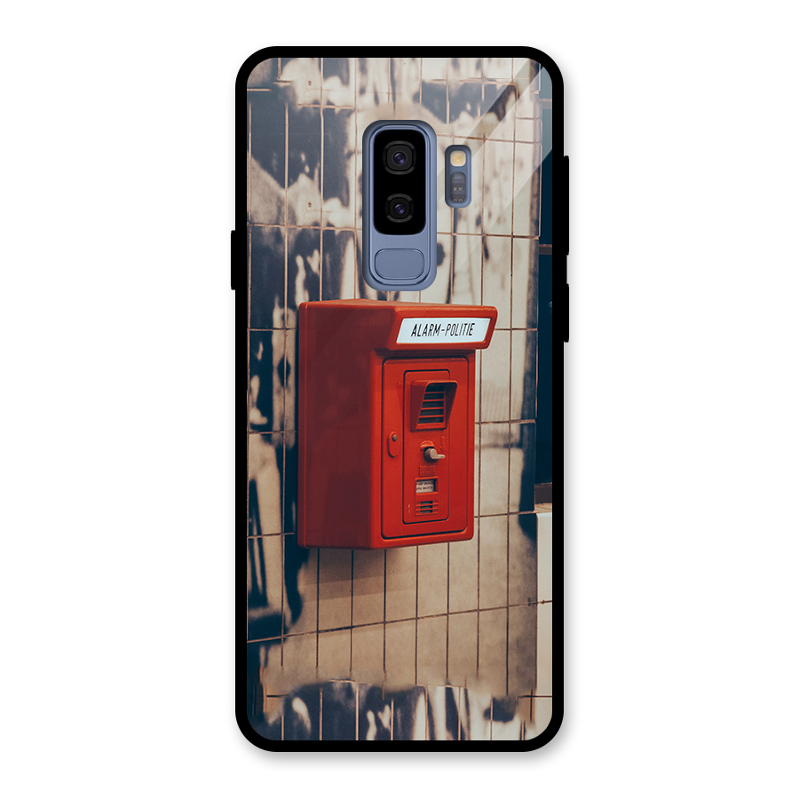 Vintage Alarm Glass Back Case for Galaxy S9 Plus