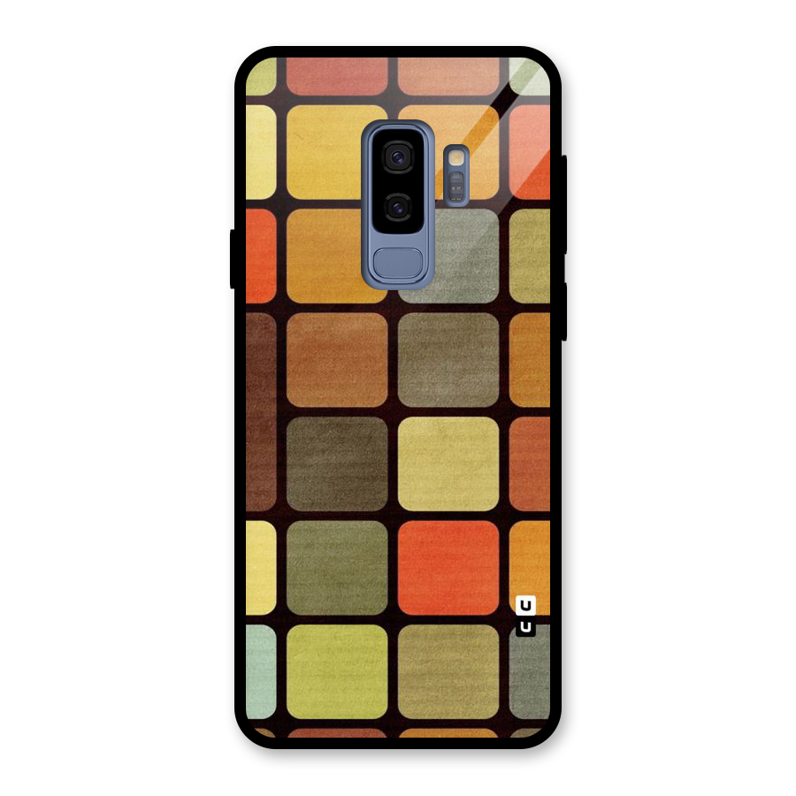Vintage Boxes Glass Back Case for Galaxy S9 Plus