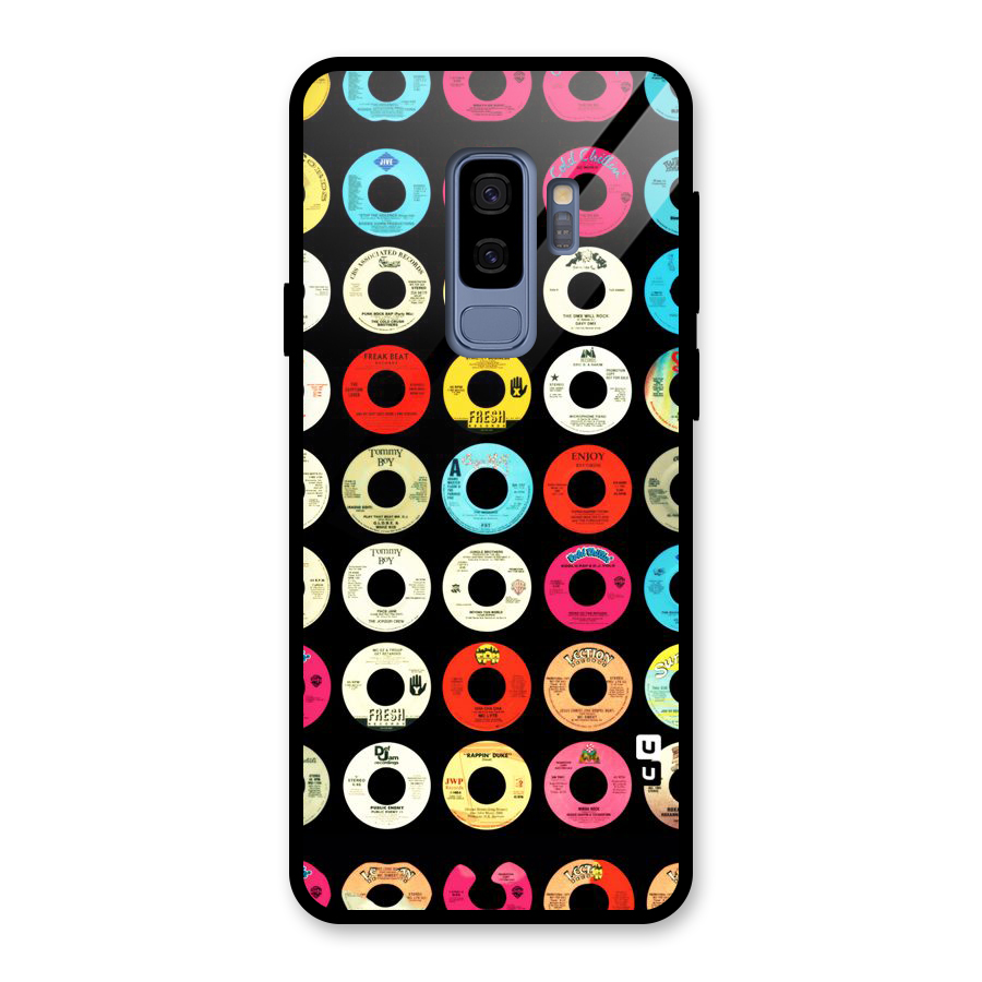 Vintage Collection CDs Glass Back Case for Galaxy S9 Plus