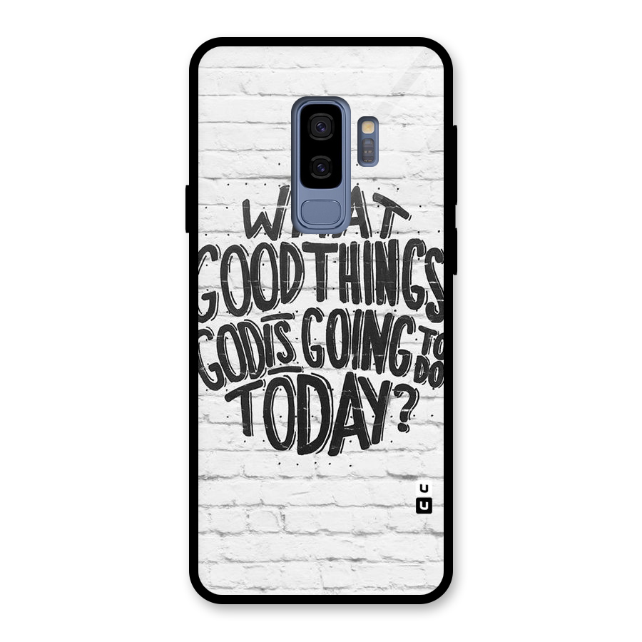 Wall Good Glass Back Case for Galaxy S9 Plus