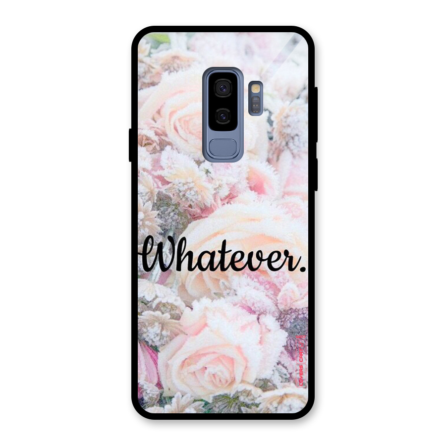 Whatever Glass Back Case for Galaxy S9 Plus