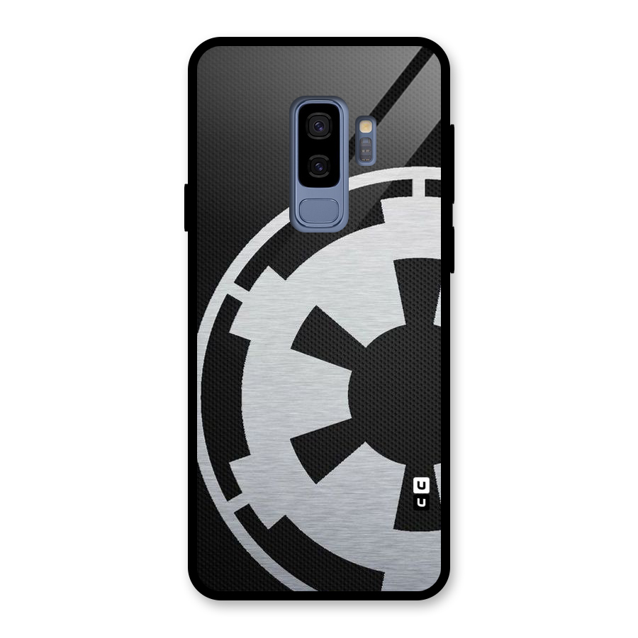 White Wheel Glass Back Case for Galaxy S9 Plus