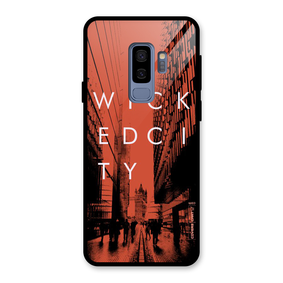 Wicked City Glass Back Case for Galaxy S9 Plus
