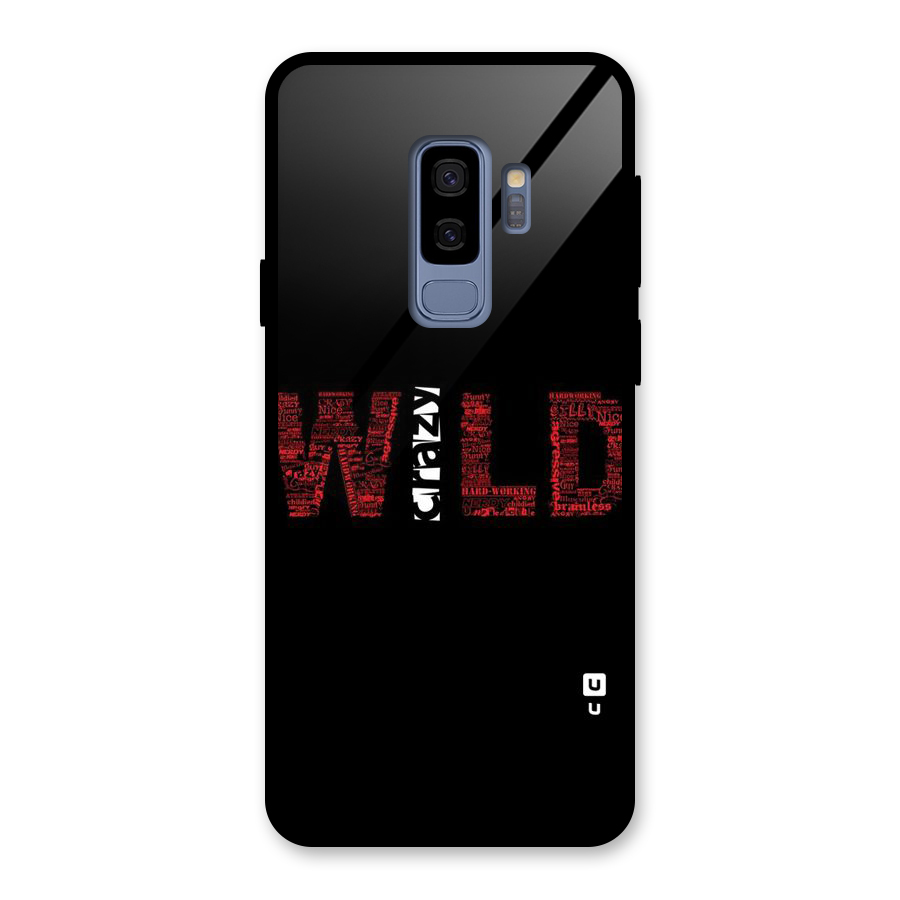 Wild Crazy Glass Back Case for Galaxy S9 Plus