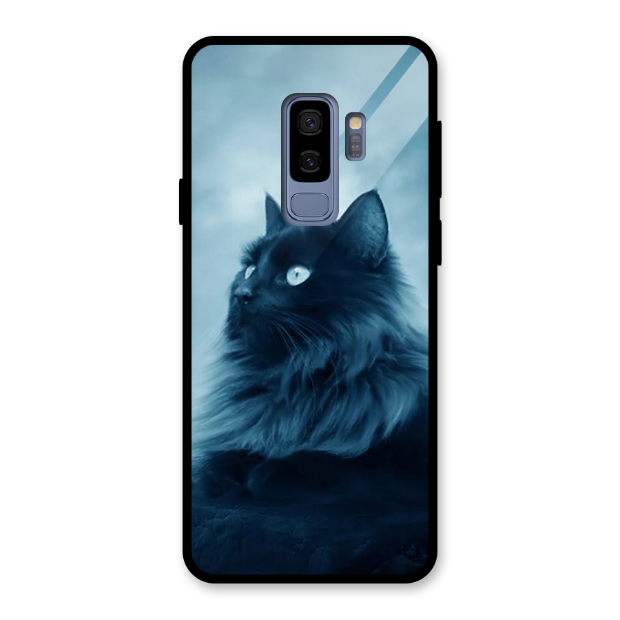 Wild Forest Cat Glass Back Case for Galaxy S9 Plus