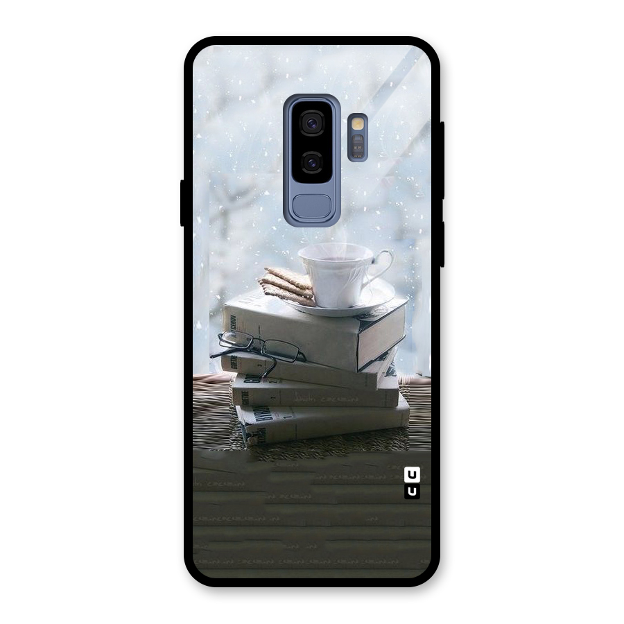 Winter Reads Glass Back Case for Galaxy S9 Plus