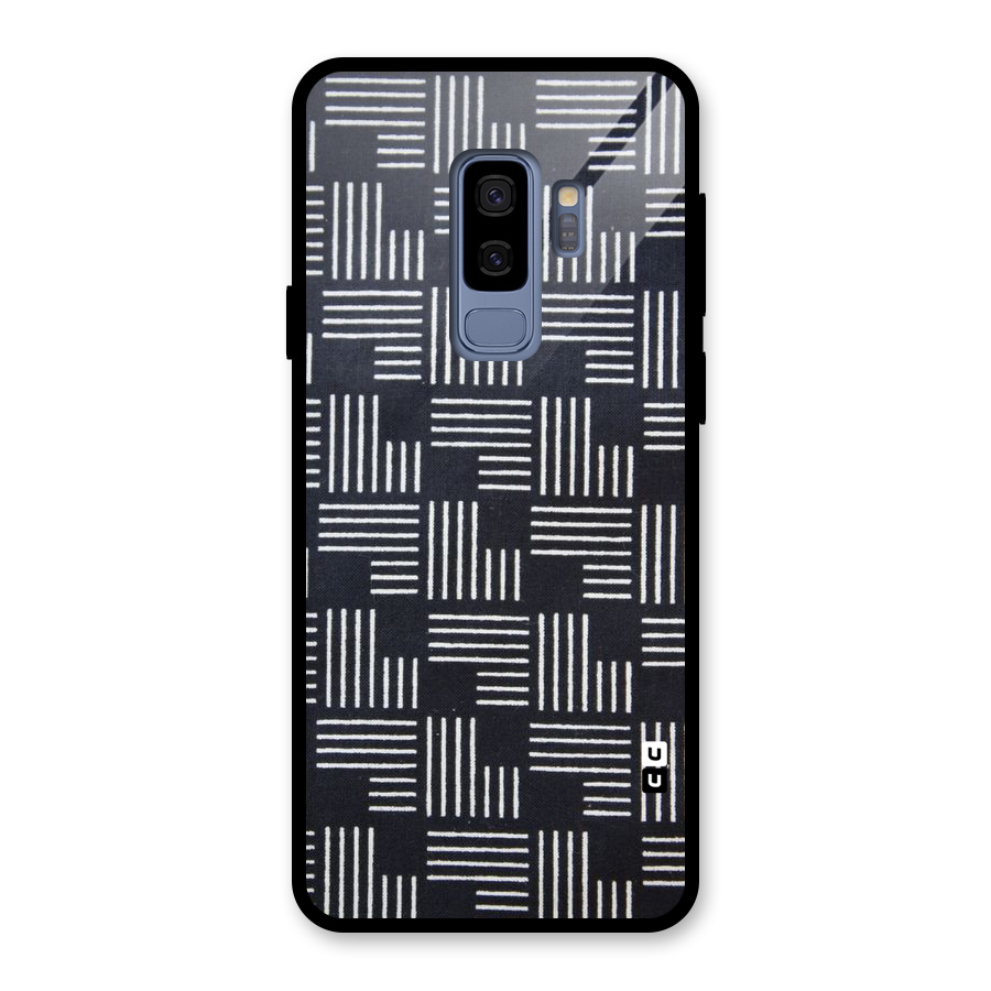 Zig Zag Hierarchy Glass Back Case for Galaxy S9 Plus