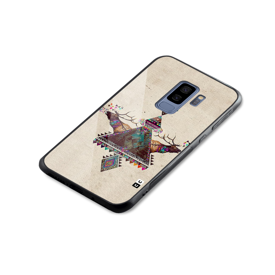 Aesthetic Bull Glass Back Case for Galaxy S9 Plus