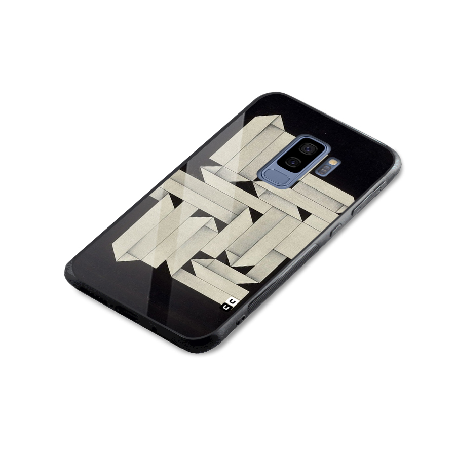 Ancient Rugged Glass Back Case for Galaxy S9 Plus