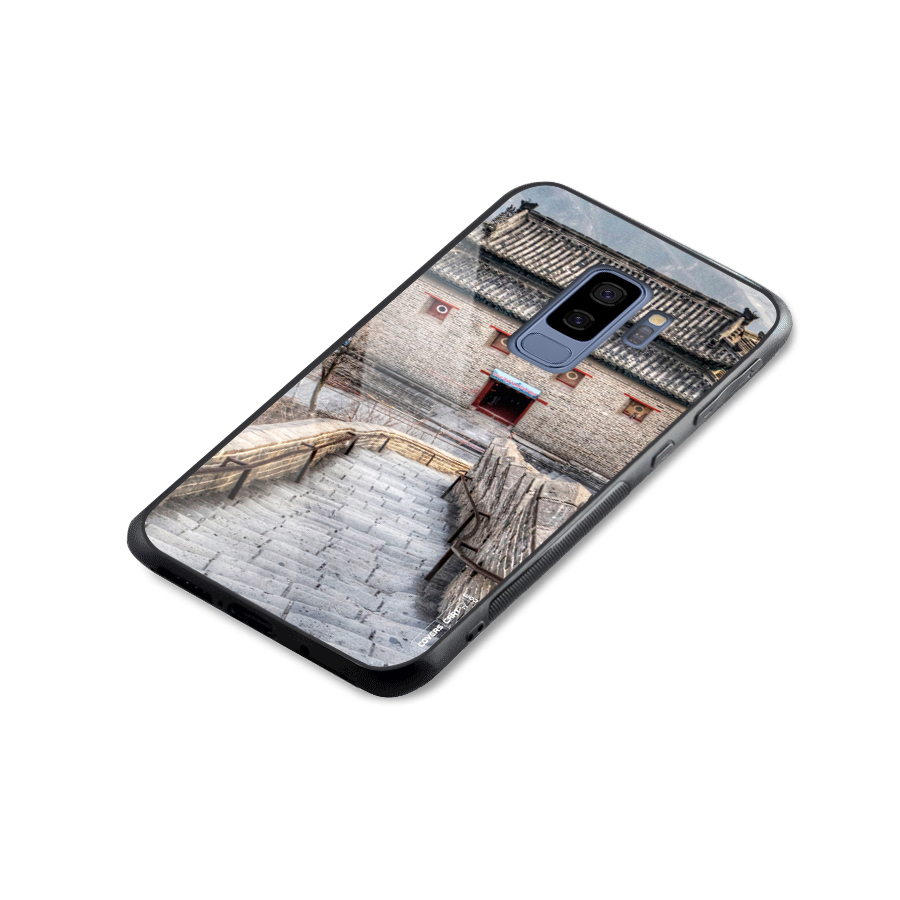Ancient Strairs Glass Back Case for Galaxy S9 Plus