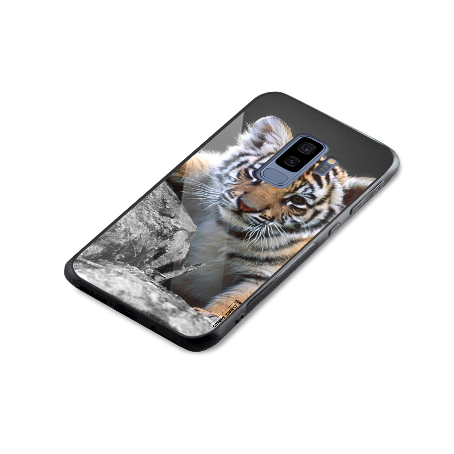 Animal Beauty Glass Back Case for Galaxy S9 Plus