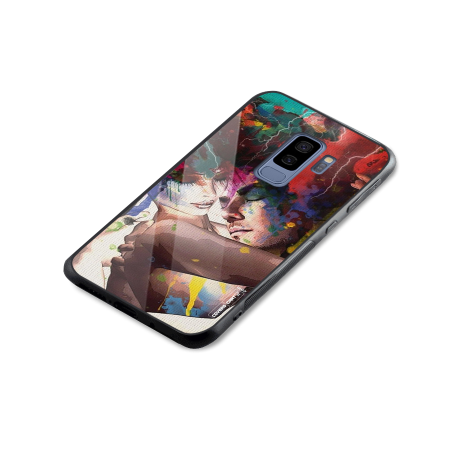 Artsy Romance Glass Back Case for Galaxy S9 Plus