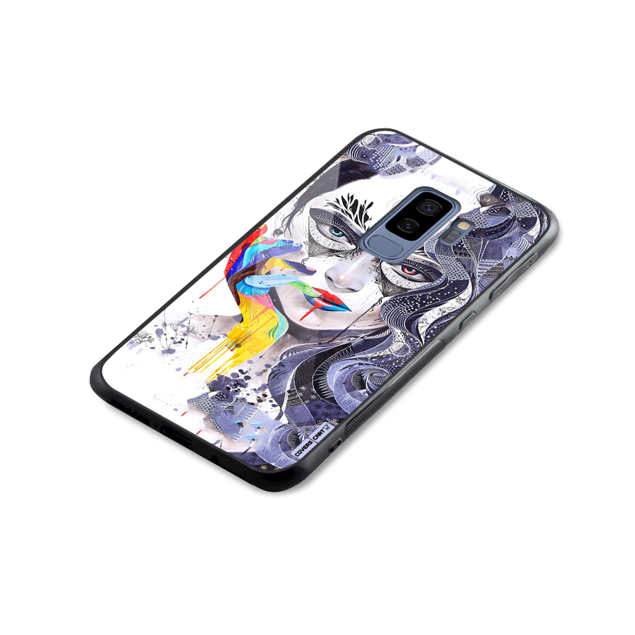 Astonishing Artwork Glass Back Case for Galaxy S9 Plus
