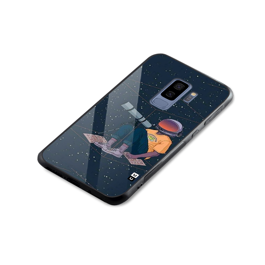 AstroNOT Glass Back Case for Galaxy S9 Plus