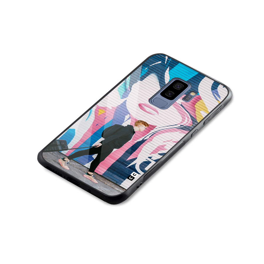 Backpacker Glass Back Case for Galaxy S9 Plus
