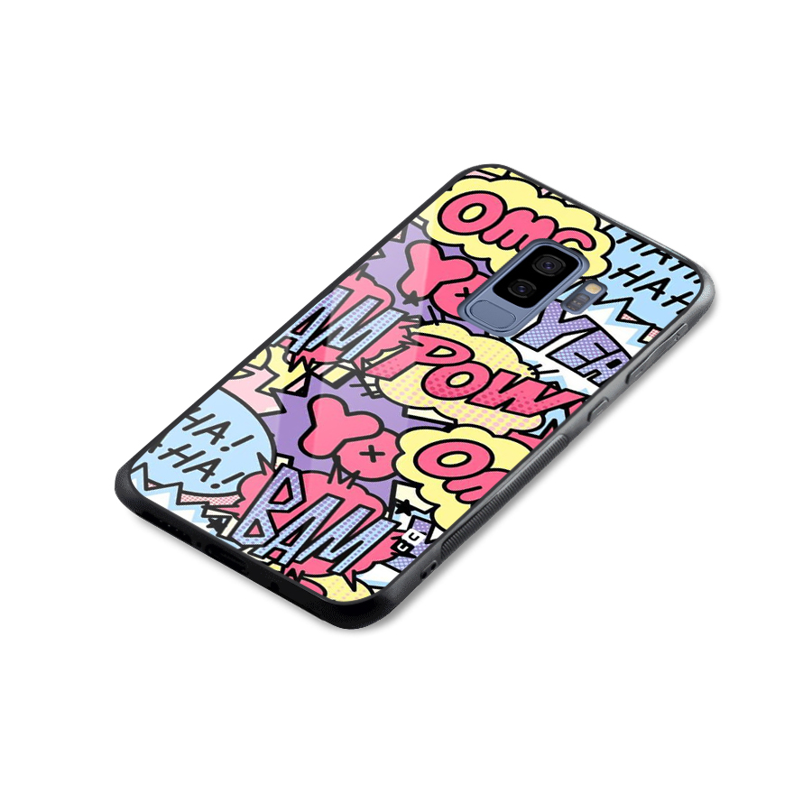 Bam Omg Glass Back Case for Galaxy S9 Plus