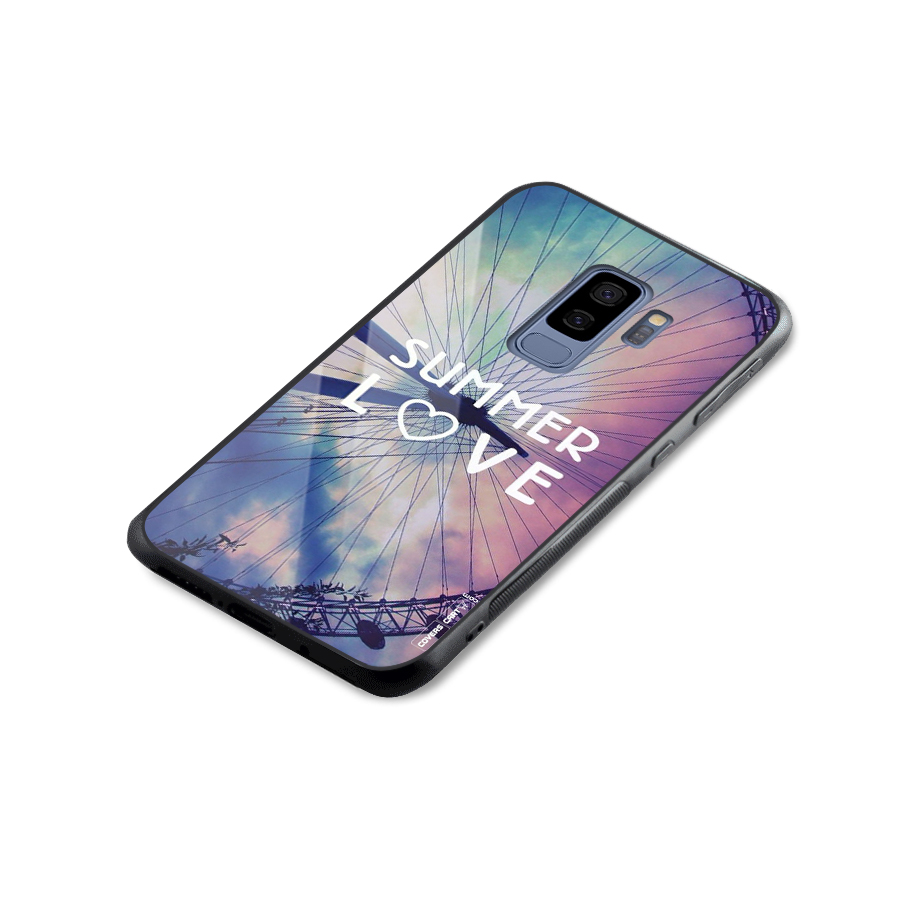 Beach Dreams Glass Back Case for Galaxy S9 Plus