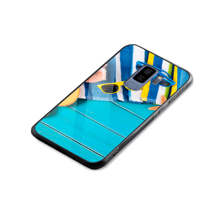Beach Ready Glass Back Case for Galaxy S9 Plus
