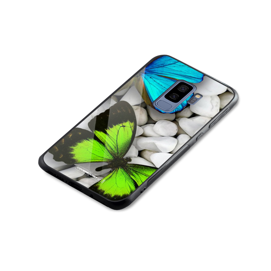 Beautiful Butterflies Glass Back Case for Galaxy S9 Plus