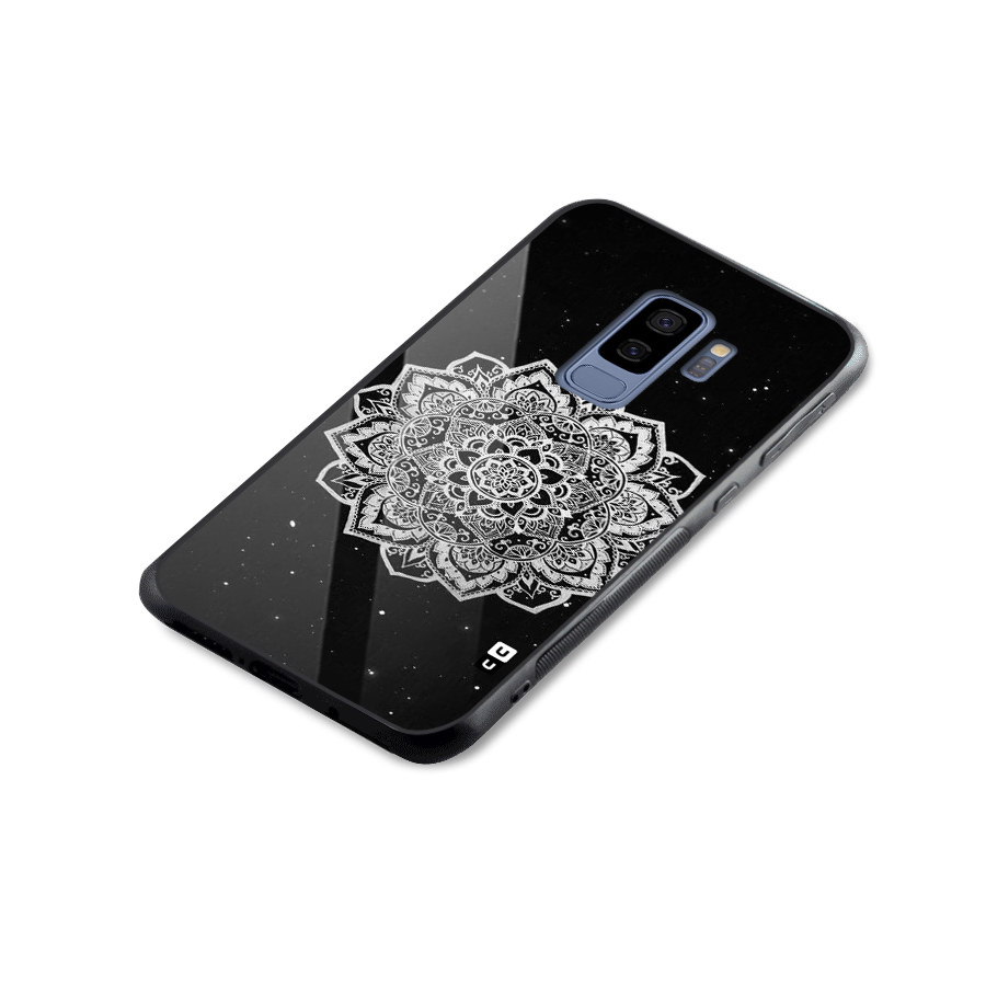 Beautiful Mandala Design Glass Back Case for Galaxy S9 Plus