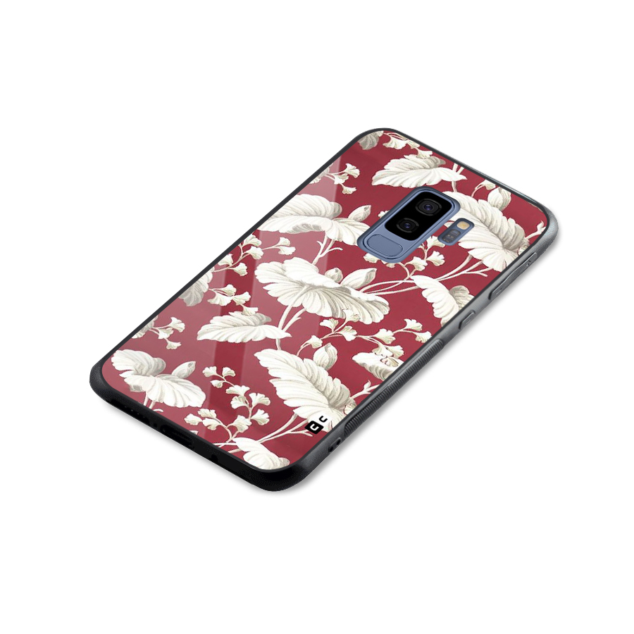 Beautiful Petals Glass Back Case for Galaxy S9 Plus