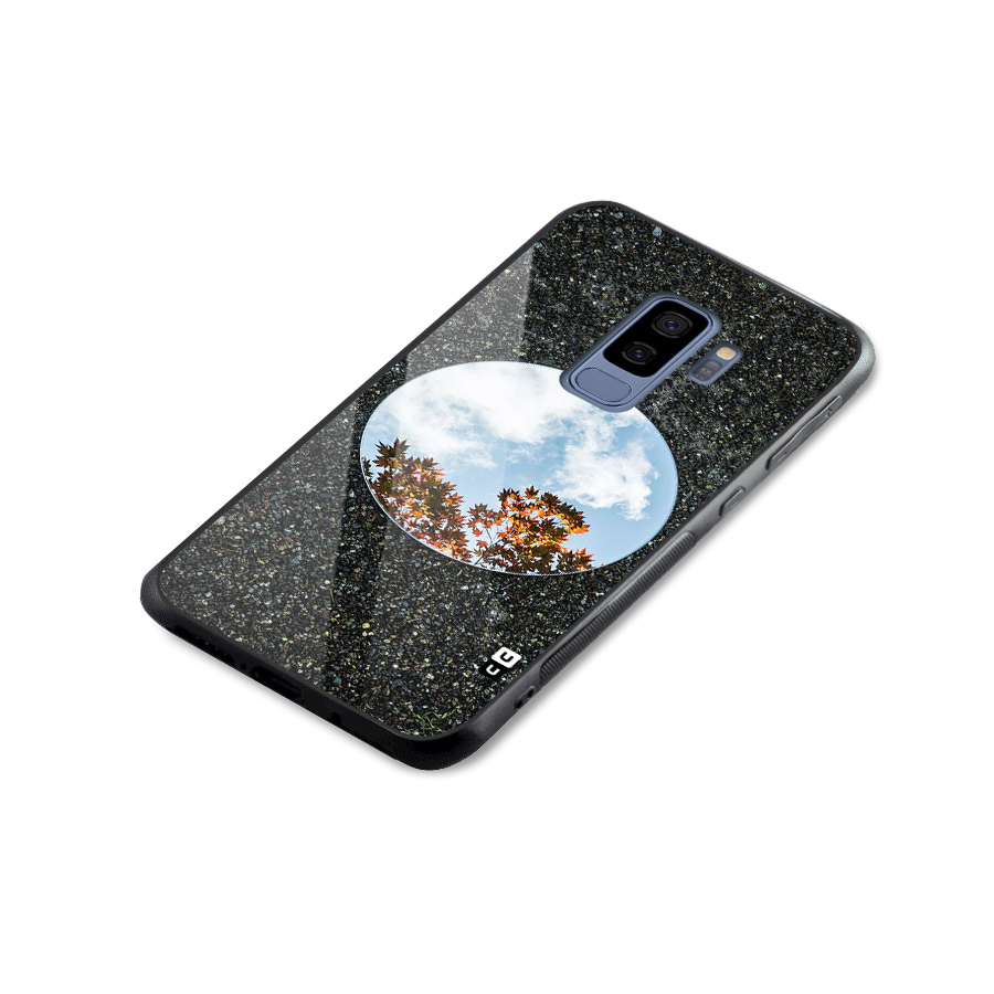 Beautiful Sky Leaves Glass Back Case for Galaxy S9 Plus
