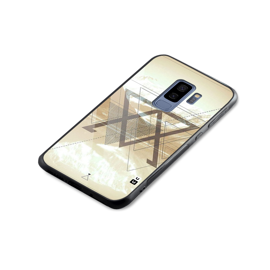 Beige View Glass Back Case for Galaxy S9 Plus