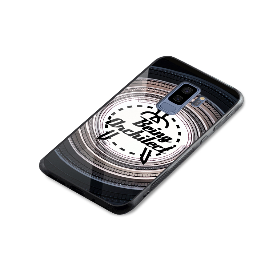 Being Architect Glass Back Case for Galaxy S9 Plus