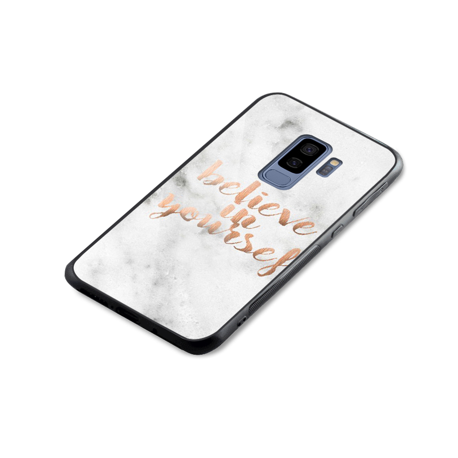 Believe in Yourself Glass Back Case for Galaxy S9 Plus