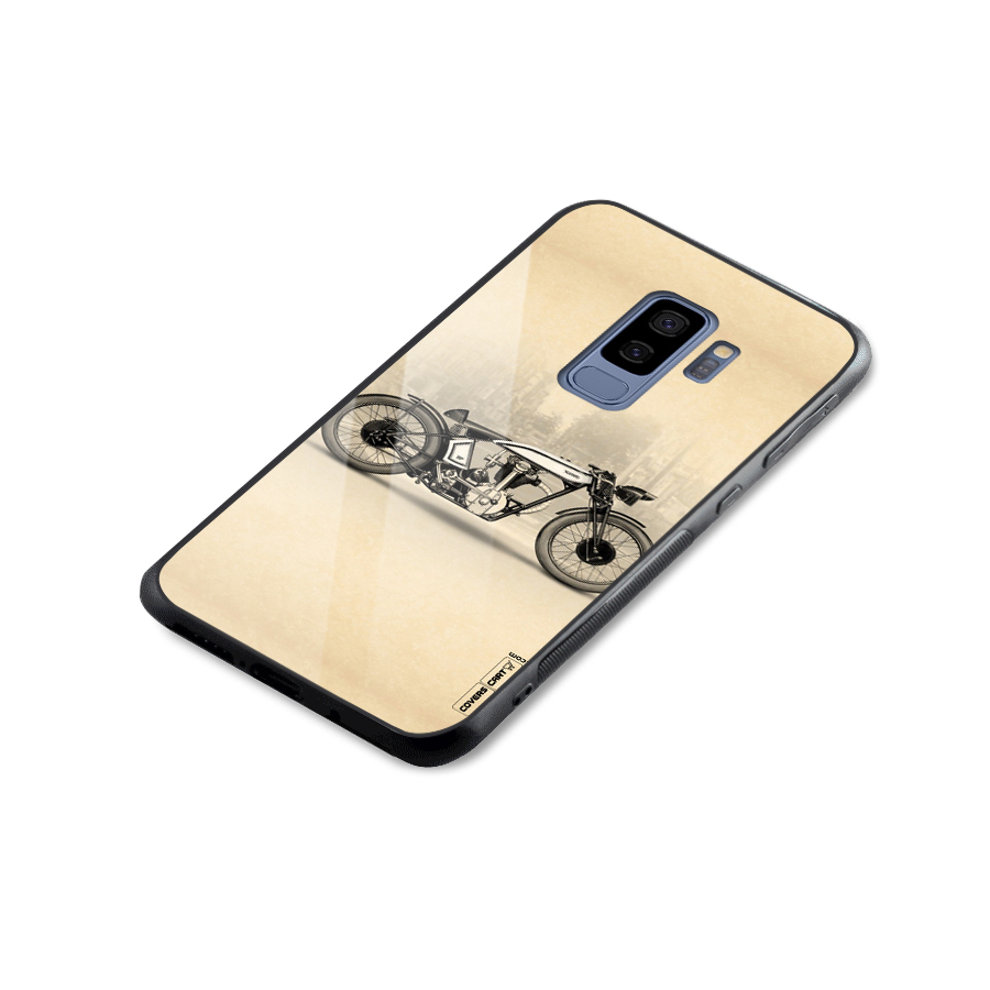 Bike Ride Glass Back Case for Galaxy S9 Plus