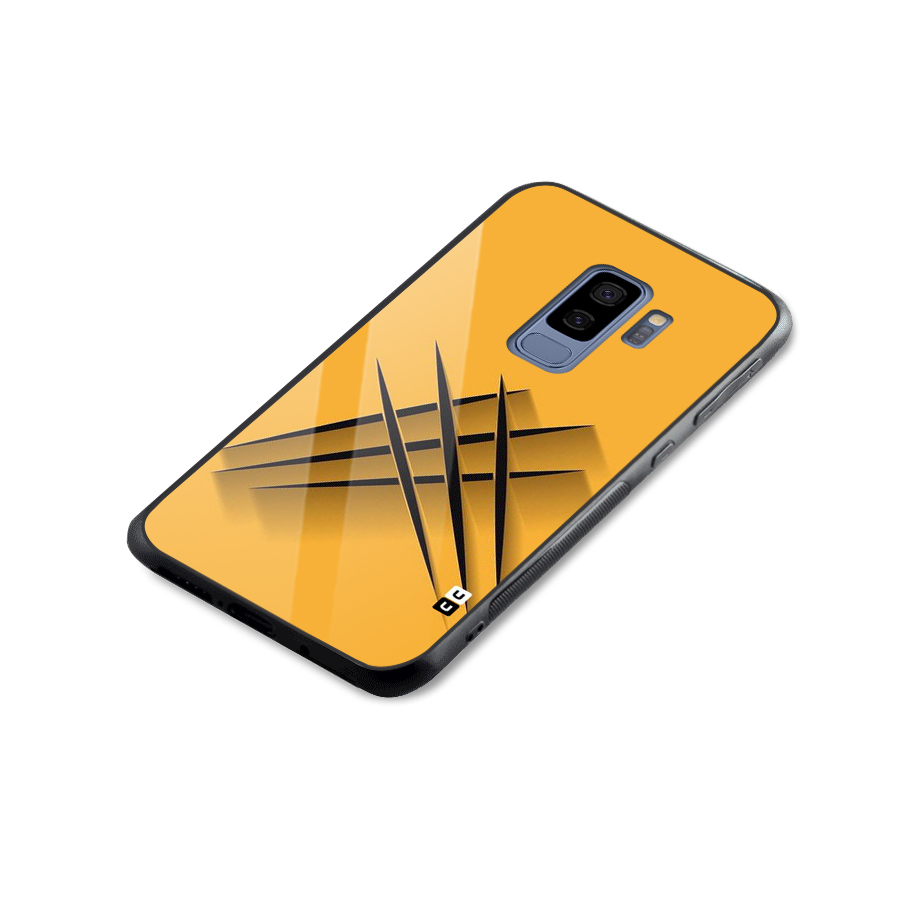 Black Paws Glass Back Case for Galaxy S9 Plus