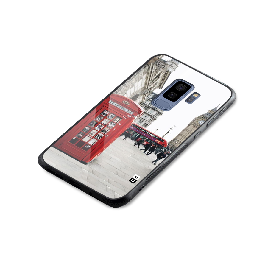 Booth In Red Glass Back Case for Galaxy S9 Plus