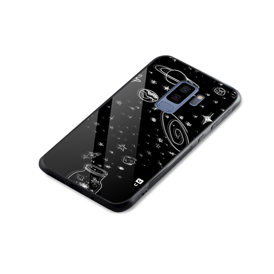 Bottle Of Stars Glass Back Case for Galaxy S9 Plus