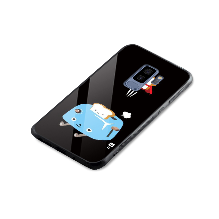 Bread Toast Glass Back Case for Galaxy S9 Plus
