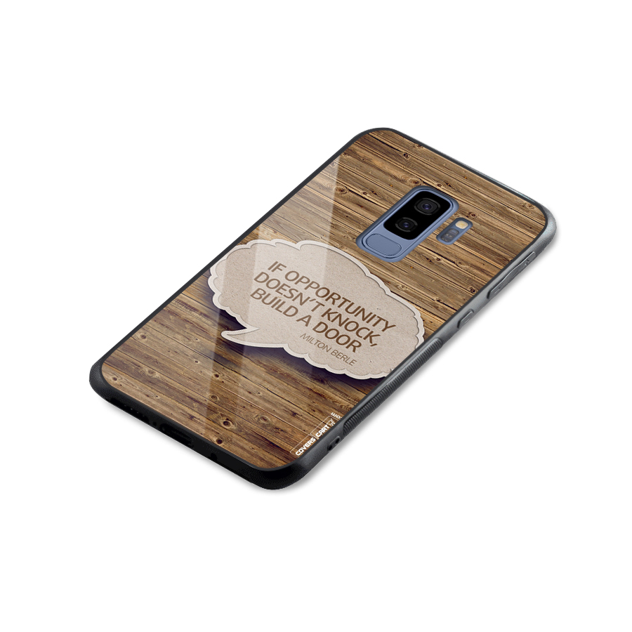 Build Your Door Glass Back Case for Galaxy S9 Plus