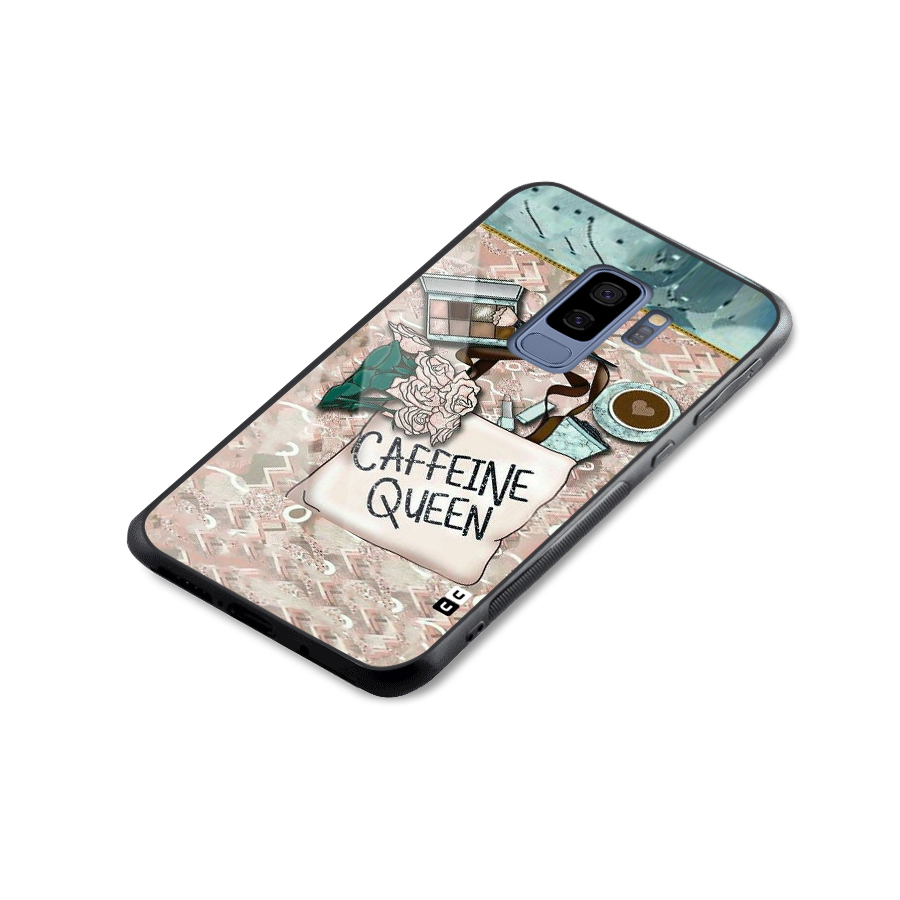 Caffeine Queen Glass Back Case for Galaxy S9 Plus