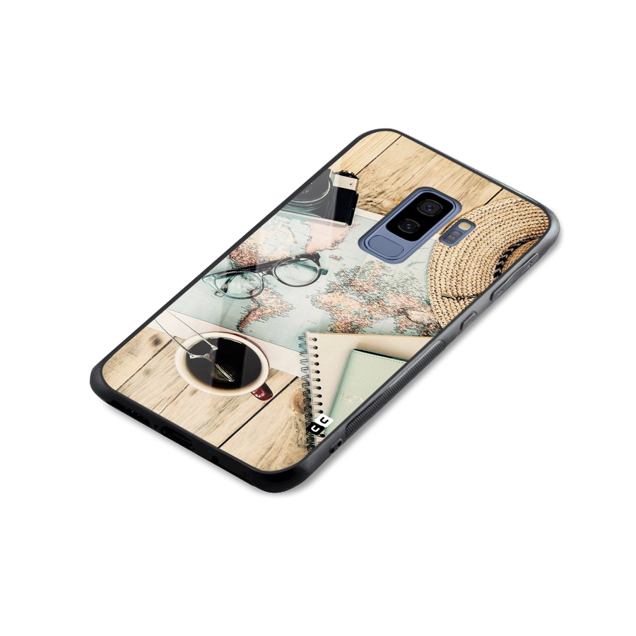 Camera Notebook Glass Back Case for Galaxy S9 Plus