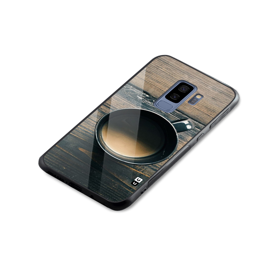 Chai On Wood Glass Back Case for Galaxy S9 Plus