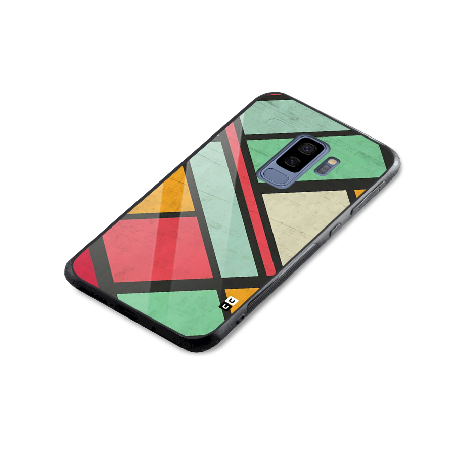 Check Colors Glass Back Case for Galaxy S9 Plus