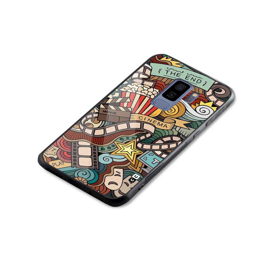 Cinematic Design Glass Back Case for Galaxy S9 Plus