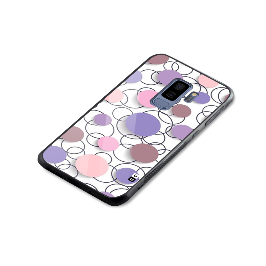Circles And More Glass Back Case for Galaxy S9 Plus