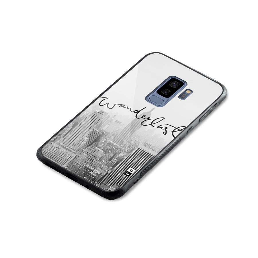 City Wanderlust Monochrome Glass Back Case for Galaxy S9 Plus